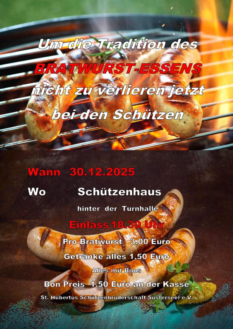 Bratwurst Essen 2025