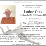 Nachruf Lothar Otto